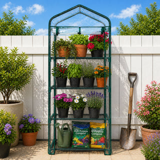 Neo 4 Tier Shelves Mini Greenhouse 150 x 70 x 50cm