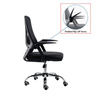 Neo Black Ergonomic Office Swivel Mesh Chair
