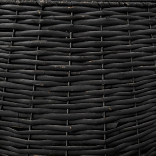Neo Black Natural Rustic Willow Christmas Tree Skirt