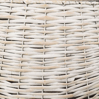 Neo White Natural Rustic Willow Christmas Tree Skirt