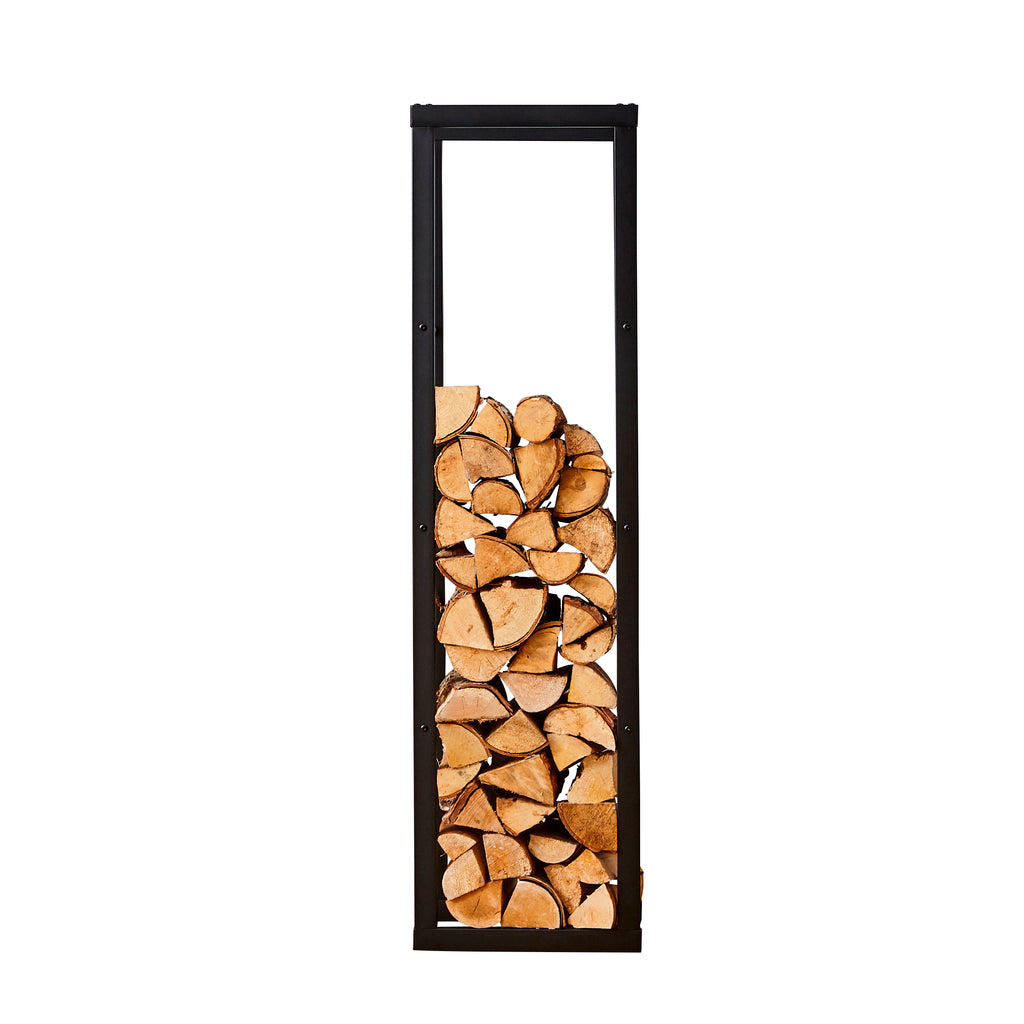 Neo Tall Indoor Black Firewood Log Rack – Neo Direct