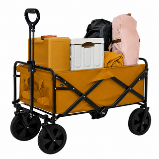 Neo Foldable Collapsible Garden Cart - Khaki
