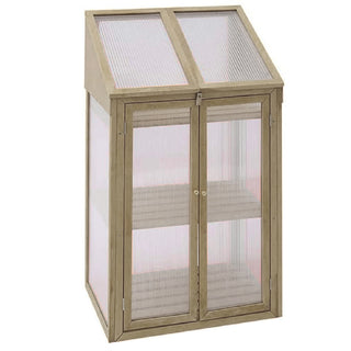 Neo Mini Wood Growhouse Greenhouse Cold Frame  - Model 1