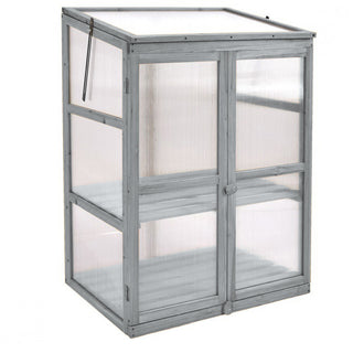 Neo Mini Grey Growhouse Greenhouse Cold Frame  - Model 3