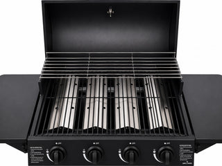 Neo Black Steel 4 Burner Gas Outdoor BBQ Grill