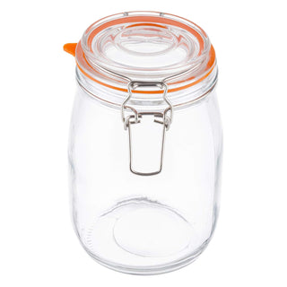 Neo 1L Pack of 3 Canisters with Airtight Silicone Seal Lids