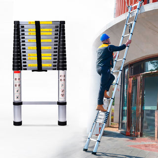 Neo 4.6M Extendable Steel Foldable Telescopic Ladder
