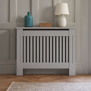 Neo Medium Grey Decorative Wooden Radiator Cover