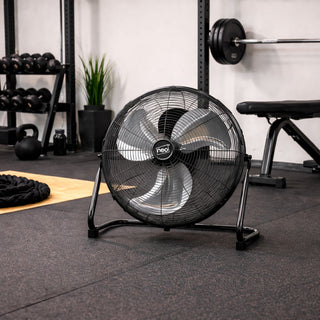 Neo High Velocity Black Metal Floor Freestanding Fan  - 12 Inch