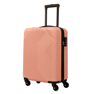 Neo Rose Pink 3 Piece Hard Shell Luggage Suitcase Set