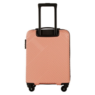 Neo Rose Pink 3 Piece Hard Shell Luggage Suitcase Set