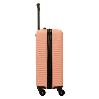 Neo Rose Pink 3 Piece Hard Shell Luggage Suitcase Set