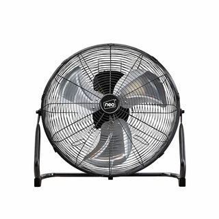 Neo High Velocity Black Metal Floor Freestanding Fan  - 12 Inch