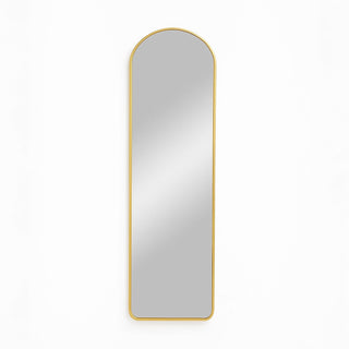 Neo Gold Full Length Mirror 40x150cm with Metal Frame HD Dressing Wall Mounted Free Standing Floor for Bedroom Hallway Living Room Wardrobe