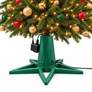 Neo Green Rotating Christmas Tree Stand