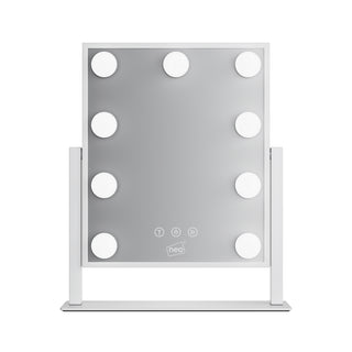 Neo Hollywood Vanity Touch Mirror with 9 LED Bulbs