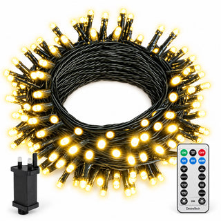 Neo Warm White 720 LED Cluster Christmas String Lights 30 Metre