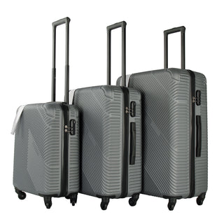Neo Titanium 3 Piece Hard Shell Luggage Suitcase Set