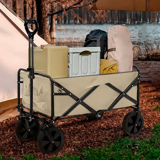 Neo Foldable Collapsible Garden Festival Cart - Natural