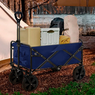 Neo Foldable Collapsible Garden Festival Cart - Navy