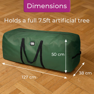 Neo Green Heavy-Duty Christmas Tree Storage Bag for 7.5ft Trees