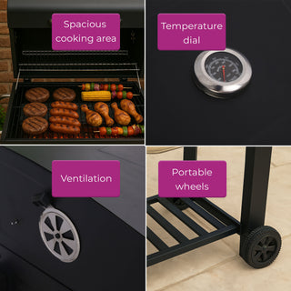 Neo Smoker Barbecue Charcoal Portable BBQ Grill