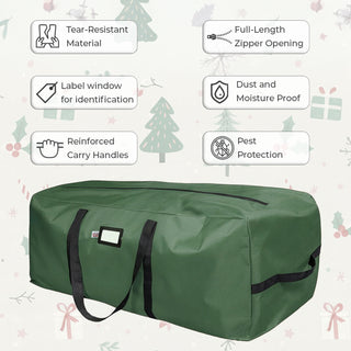 Neo Green Heavy-Duty Christmas Tree Storage Bag for 7.5ft Trees