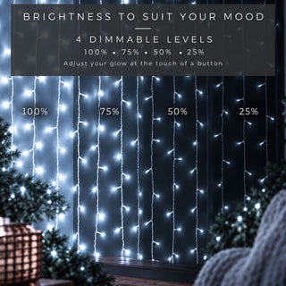 Neo Cool White 720 LED Cluster Christmas String Lights 30 Metre
