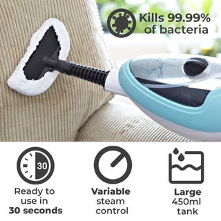 Neo Blue 10 in 1 1500W Hot Steam Mop Cleaner and Hand Steamer