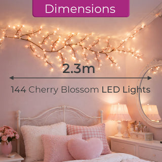 Neo 2.3M LED Cherry Blossom Fairy Lights with 144 LEDs