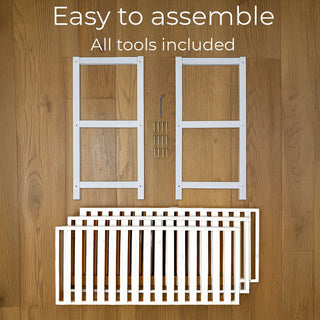 Neo White 3-Tier Bamboo Shoe Rack Stand Natural Wooden Shoe Storage Shelf for Hallway Bedroom Bathroom