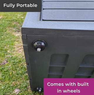 Neo 320 Litre Black Plastic Waterproof Outdoor Garden Storage Box