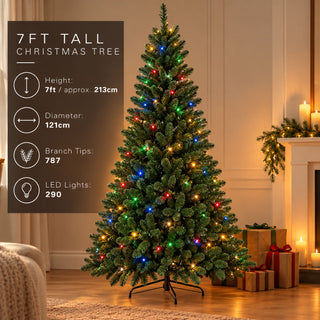 Neo 7ft Pre-Lit Spruce Christmas Tree