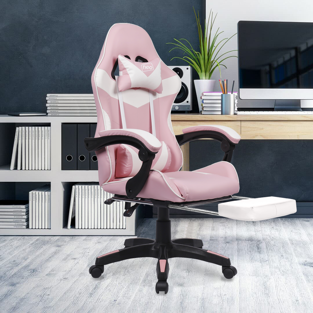 Pink racer chair hotsell
