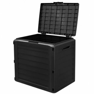 Neo Black 140L Garden Storage Box Outdoor Chest