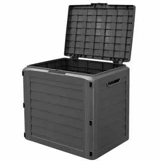 Neo Dark Grey 140L Garden Storage Box Outdoor Chest