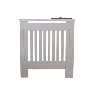 Neo Small Grey Decorative Wooden Radiator Cover