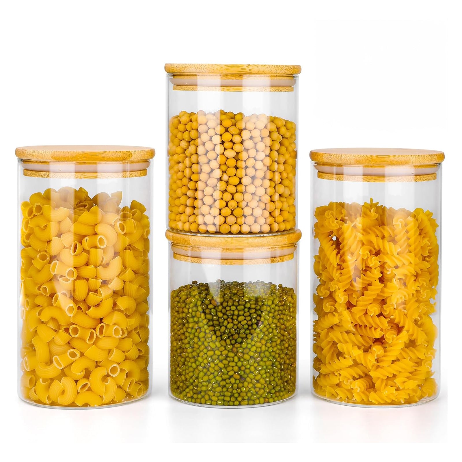Neo Set of Clear High Borosilicate Glass Storage Jars – Neo Direct