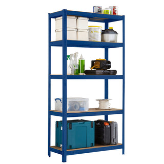 Neo Large Blue 5 Tier Shelving