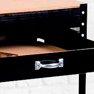 Neo Black Workbench Heavy-Duty Steel Pegboard Drawer