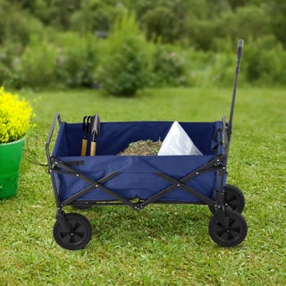 Neo Foldable Collapsible Garden Festival Cart - Navy