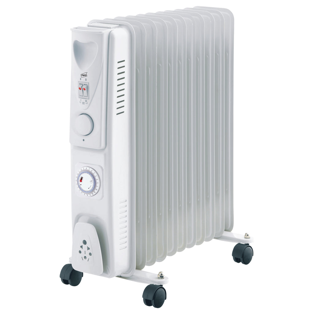 Naeem Radiator Neo 2500W 11 Fin Electric Oil Filled Radiator With Timer - White – Neo ...
