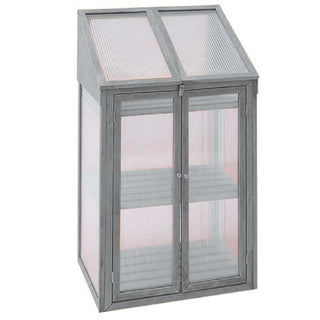 Neo Grey Mini Growhouse Greenhouse Cold Frame - Model 1