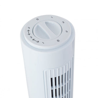 Neo White 29" 3 Speed Oscillating Free Standing Tower Fan