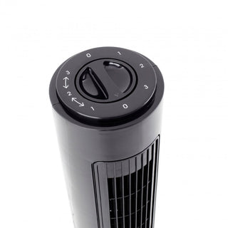 Neo Black 29" 3 Speed Oscillating Free Standing Tower Fan