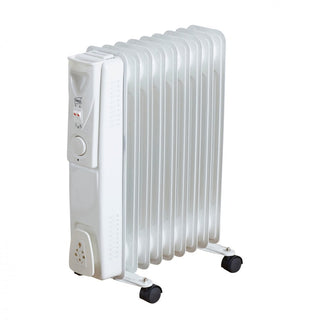 Neo 9 Fin White Electric Oil Filled Radiator