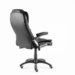 Neo Black Leather Executive Recliner Swivel Office Chair