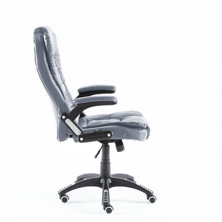 Neo Grey Leather Executive Office Chair