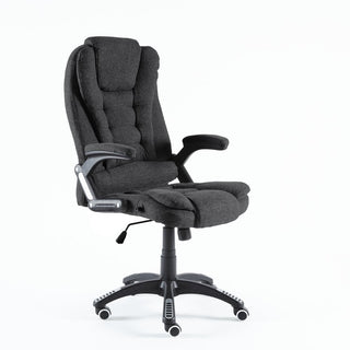 Neo Dark Grey Fabric Executive Office Chair with Massage Function