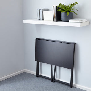 Neo Black Foldable Computer Wooden Desk